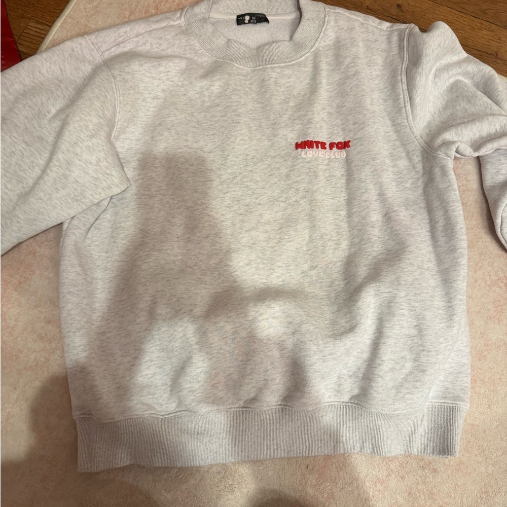 White Fox Love Club Crewneck